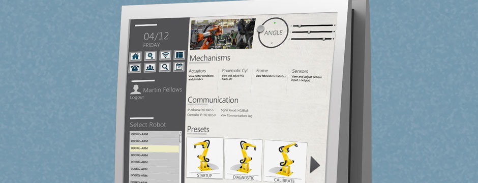 Industrial Robot UI